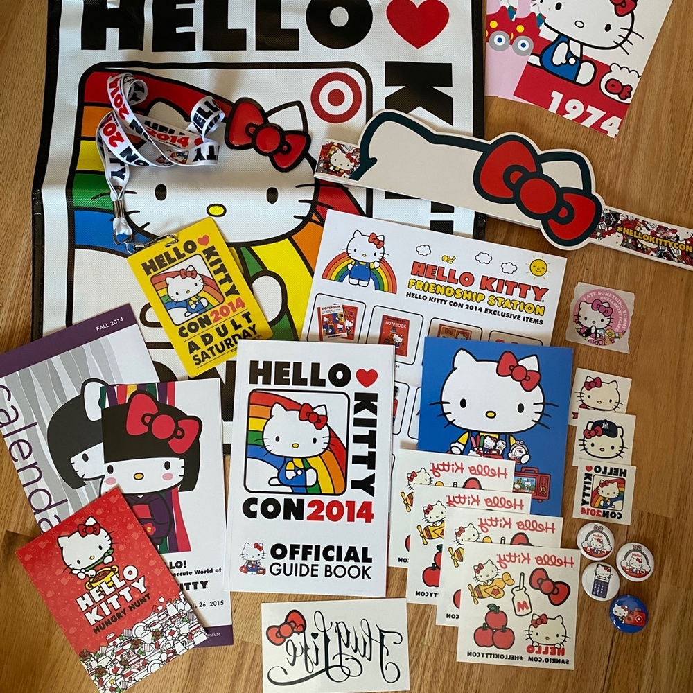 Hello Kitty Con Anniversary Collectibles
